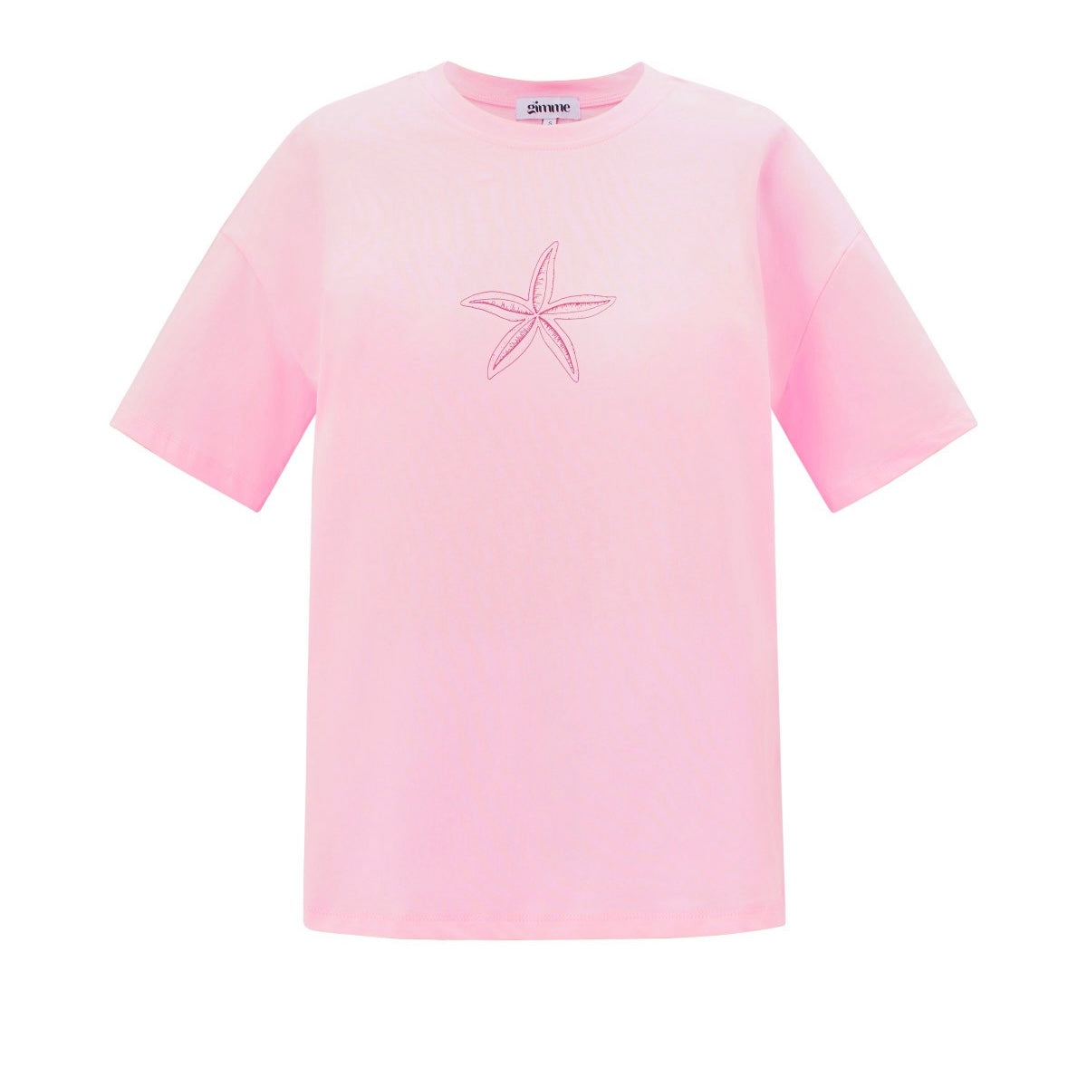 Shirt beach waves roze