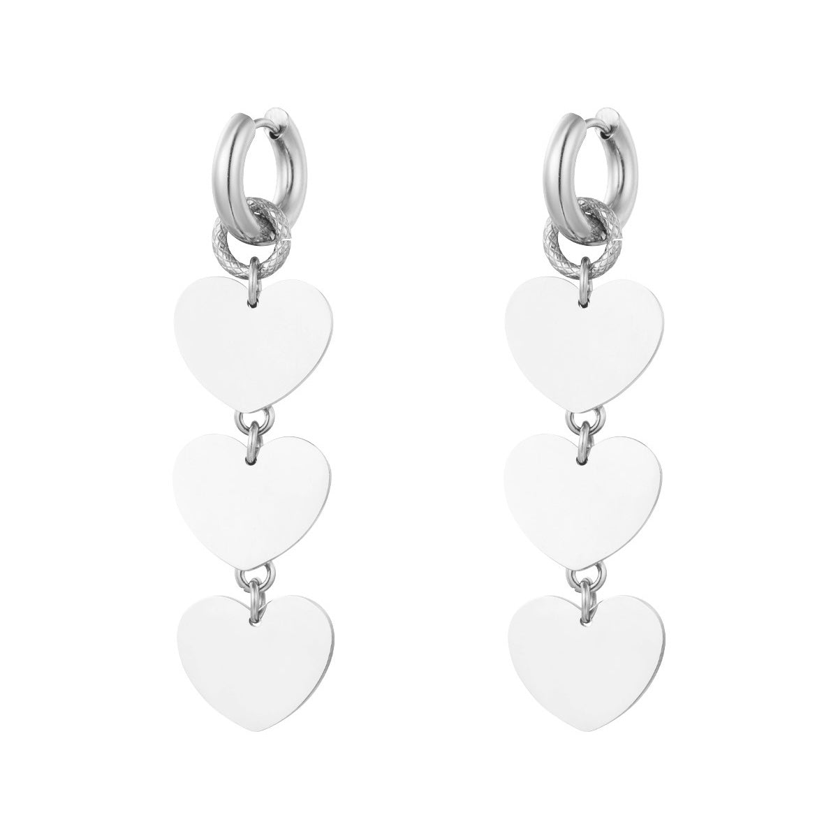 Oorbellen triple love
