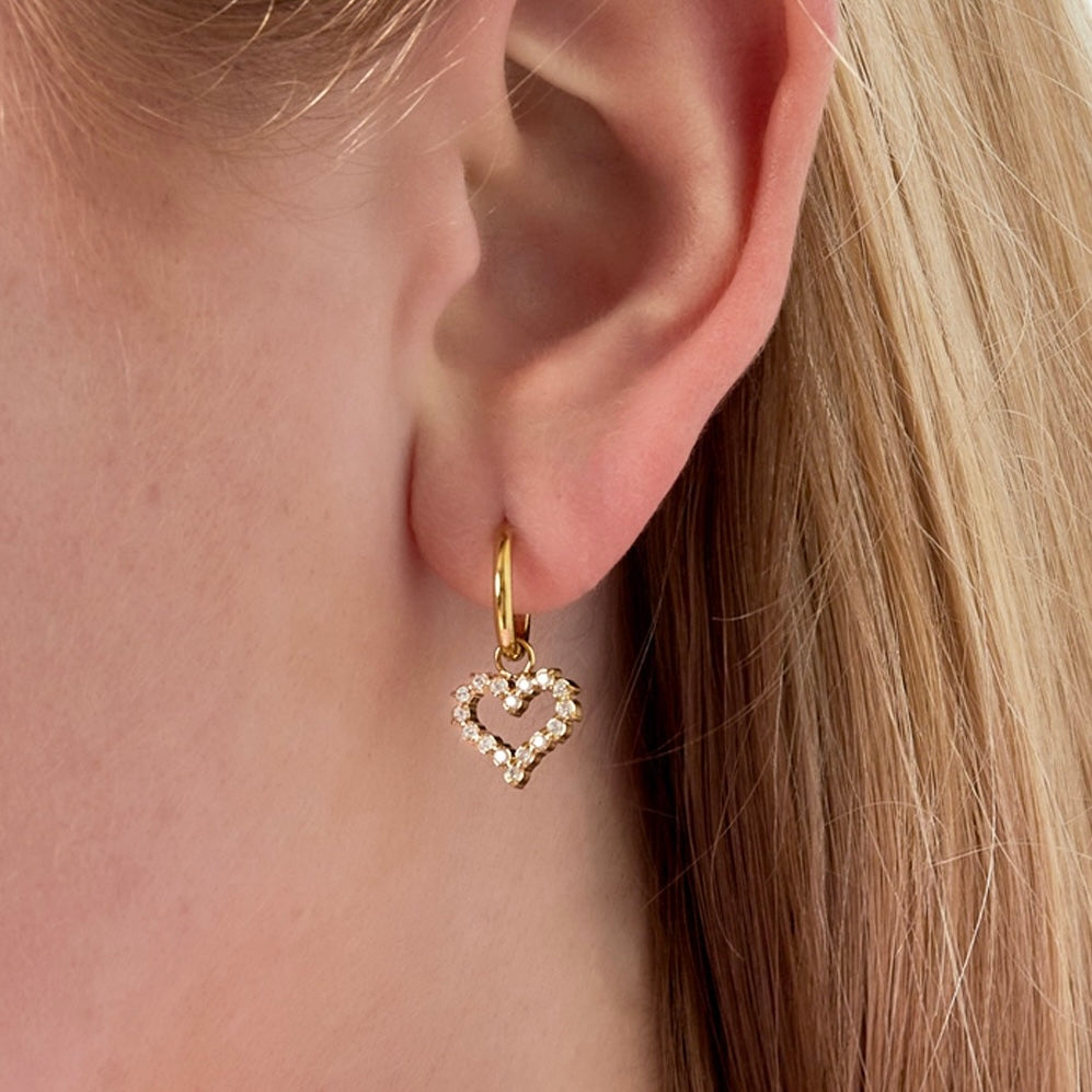 Oorbellen met Strass steentjes