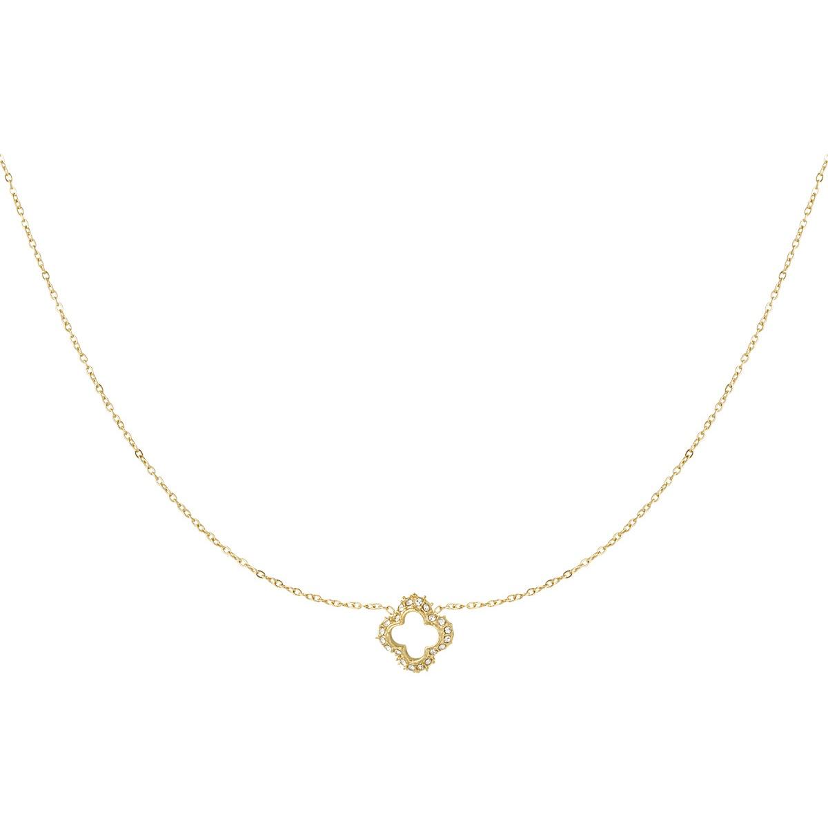Ketting diamant klaver