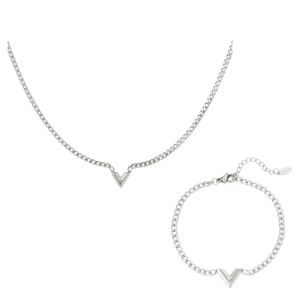 Combi - V ketting & armband