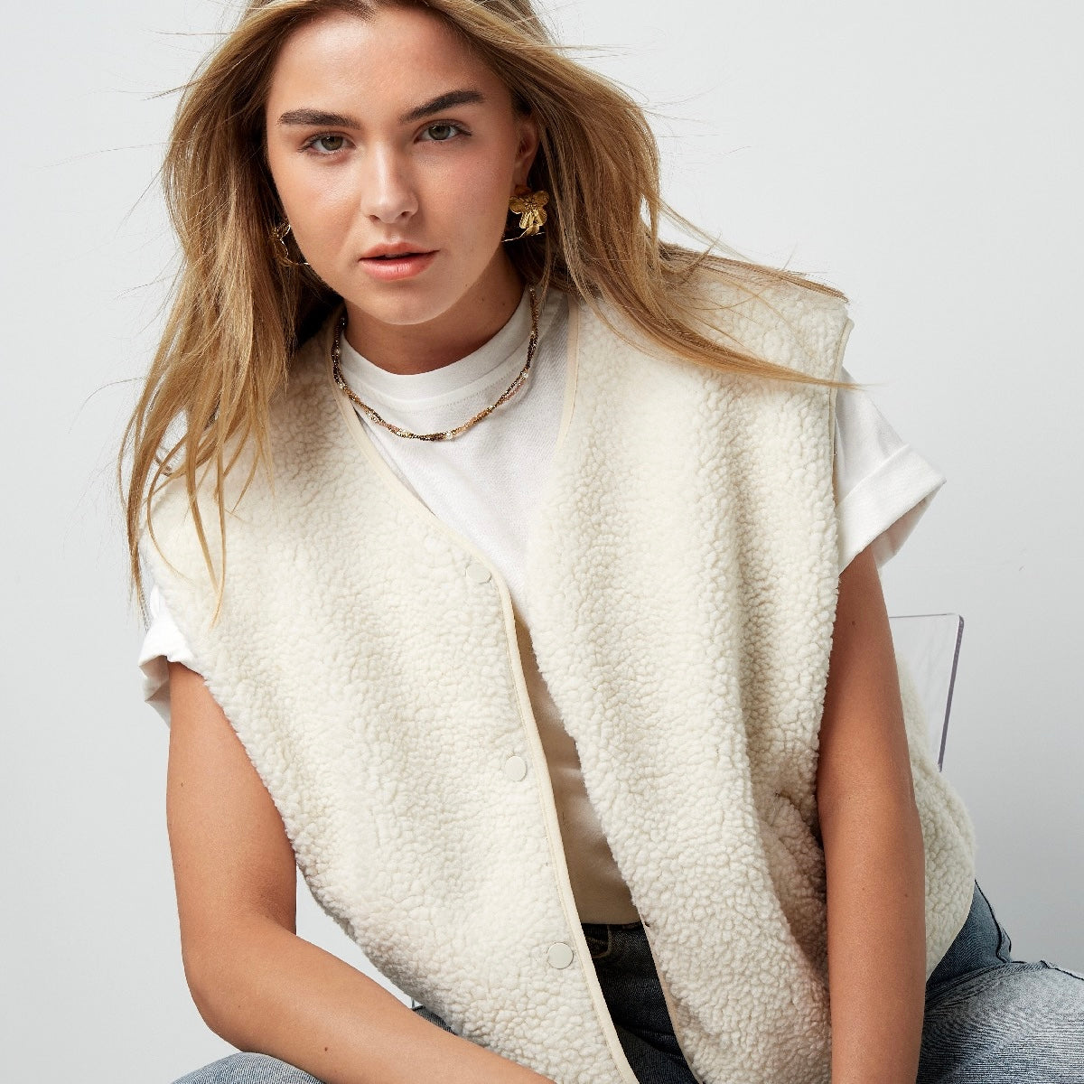 PRE ORDER Fluffy Teddy Vest