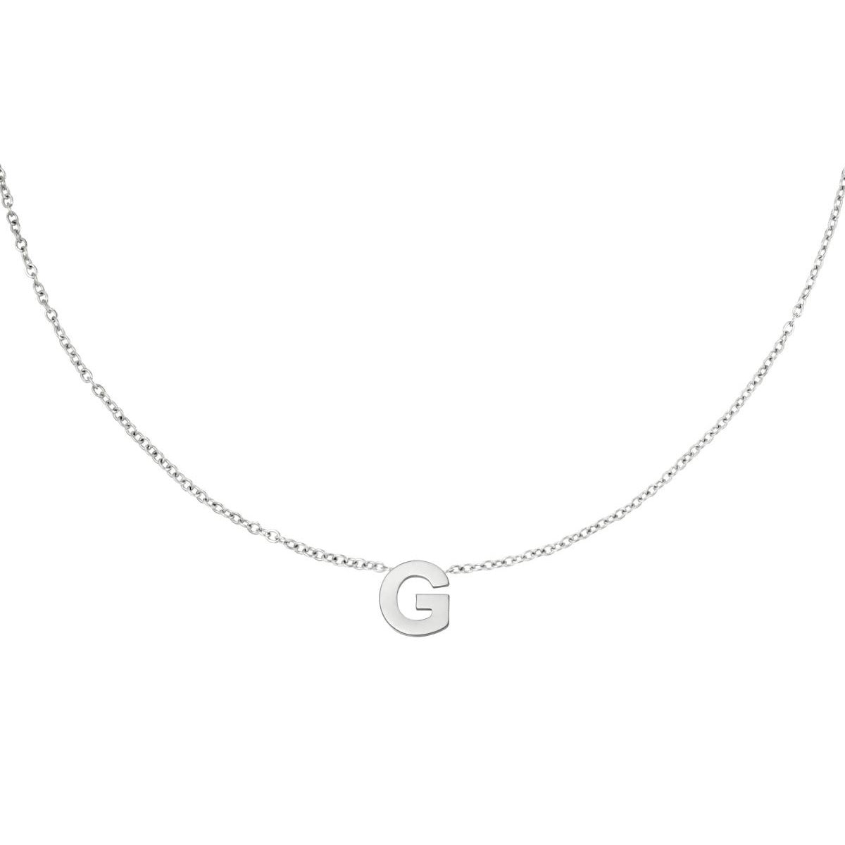 Ketting Initiaal Zilver