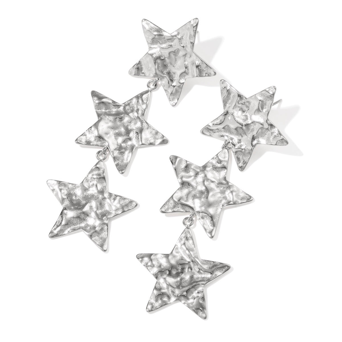 Lange ster oorbellen