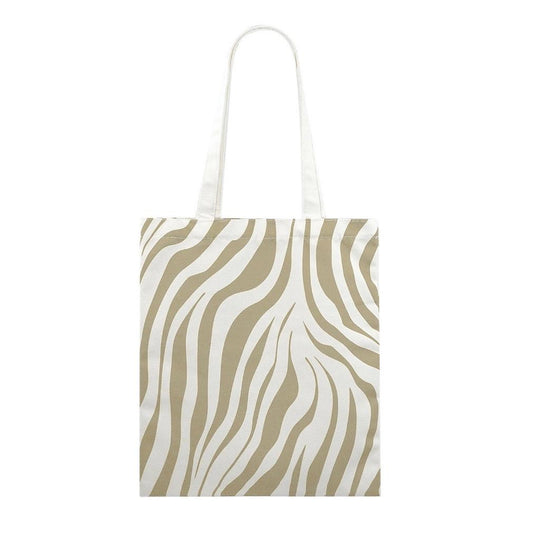 Canvas shopper zebraprint