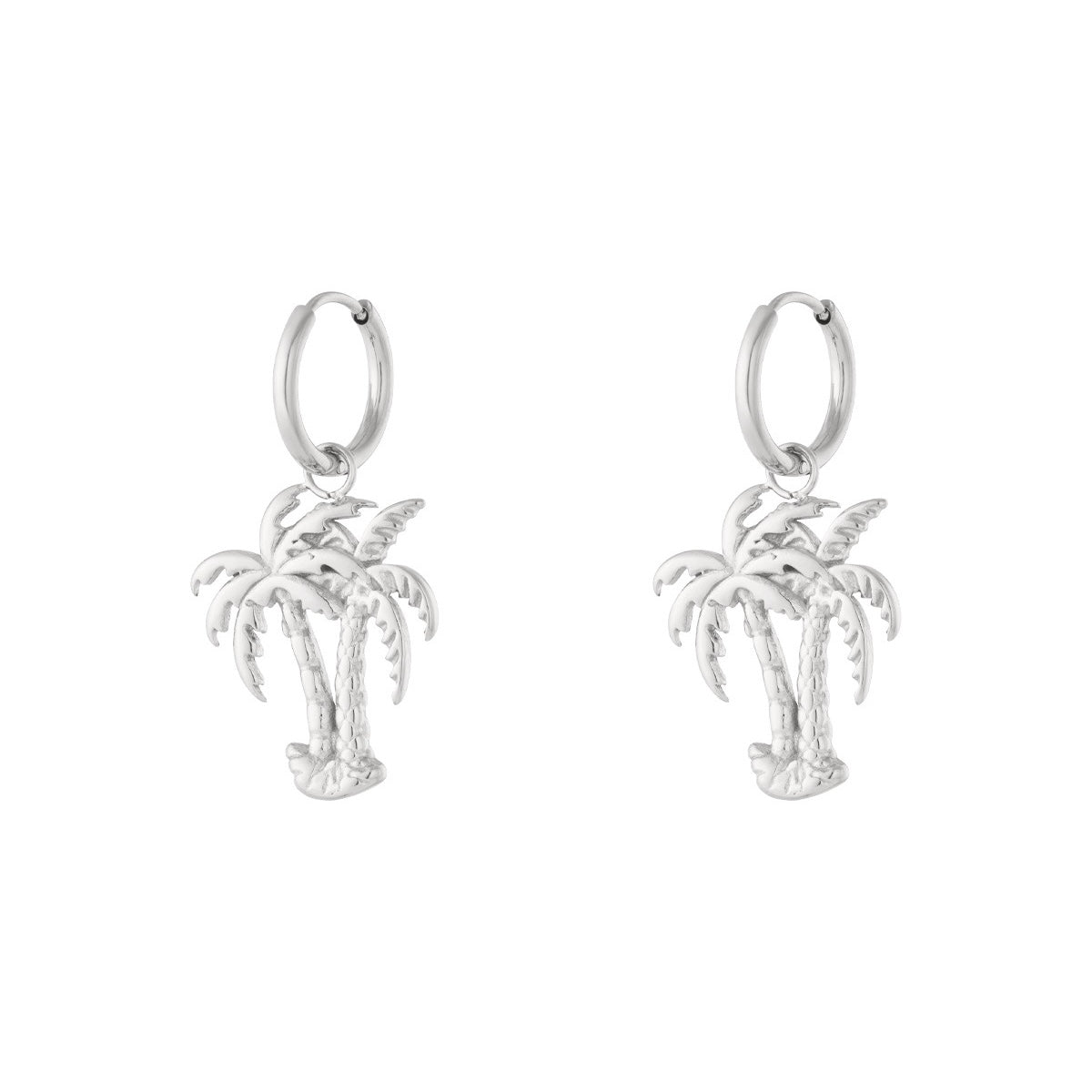 Palmboom oorbellen